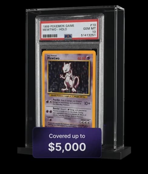 Graded card covered up to $5,000